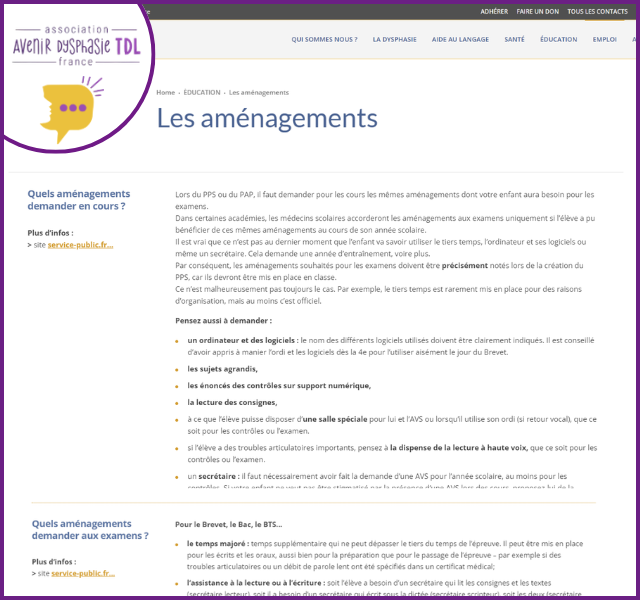 Scolarisation & études : informations