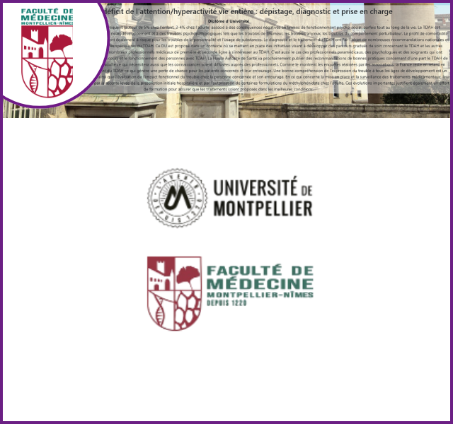 DU : TDAH, dépistage, diagnostic, variabilité clinique et prise en charge