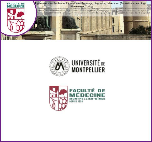 DU : TND chez l&rsquo;enfant et l&rsquo;adolescent : repérage, diagnostic, orientation