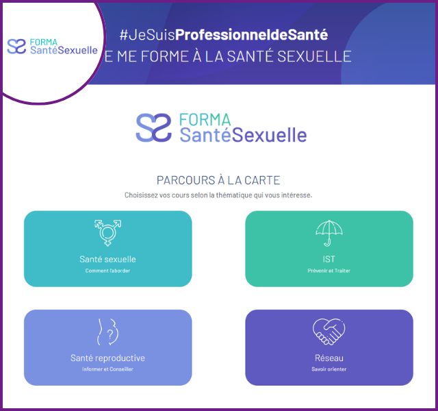 SFLS, CMG, SPILF : modules de formation sur la santé sexuelle (gratuit et à la carte)