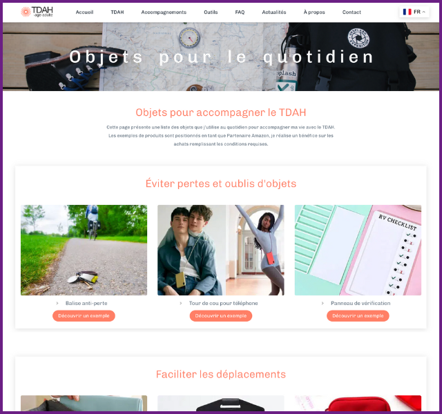 Objets pour se faciliter le quotidien