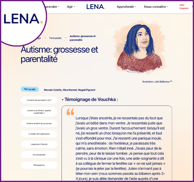 Autisme, grossesse et parentalité