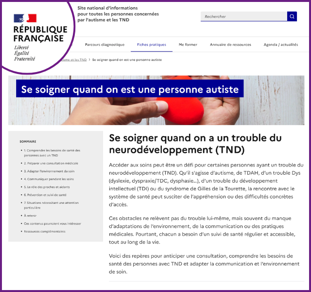 L&rsquo;accès au soin des personnes autistes