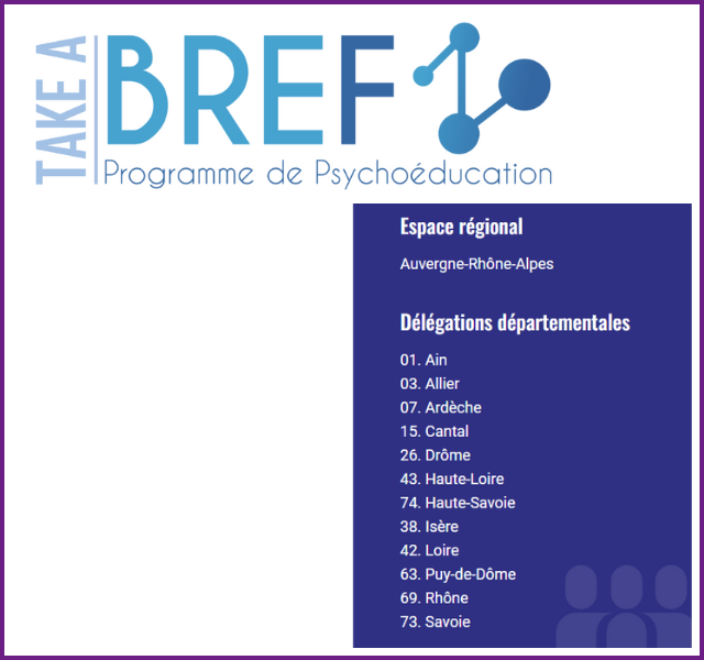 BREF : programme psychoéducation pour les proches