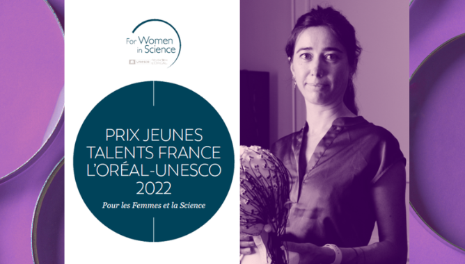 Lauréate du Prix Jeunes Talents de L’Oréal-UNESCO 2022 : Adeline Lacroix