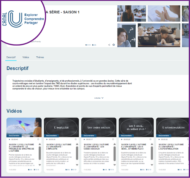 Atypie-Friendly : série de sensibilisation aux TND à l&rsquo;université