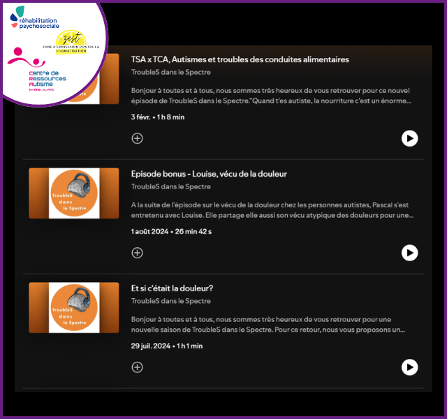 Podcast : témoignages de personnes autistes, proches et professionnels