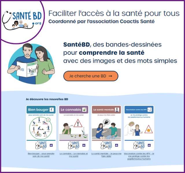 Santé BD : comprendre la santé avec des images et des mots simples